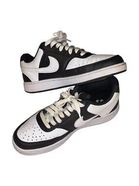 Nike Court Vision Next Nature Women's Low-Top Shoes Black/White Size 6.5